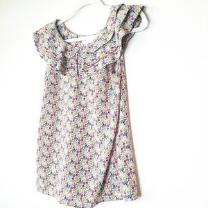 Liberty of London X Target Sleeveless Floral Top Ruffled S